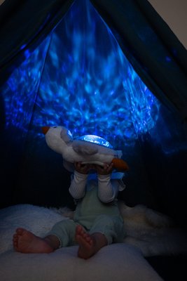 Couchage - Mobile de Lit Bébé et Veilleuse - Veilleuse pingouin - Musicale