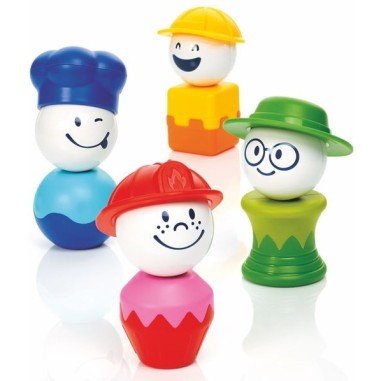 Jouets - Jouets à Empiler ou à Encastrer - Personnages à empiler