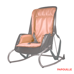 Puériculture - Coussin, Housse et accessoires pour Chaises, Transats - Coussin de rechange siège à coque relax abricot