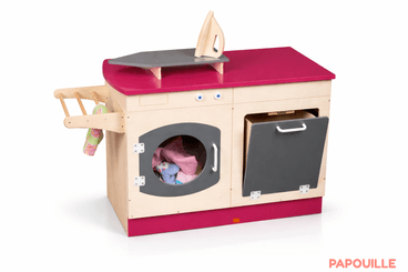 Mobilier - Mobilier de jeux d'imitation - Buanderie bois enfant