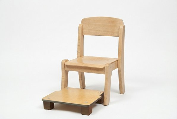 Mobilier - Chaise & fauteuil pour crèche - Repose pieds en bois - pour chaise et fauteuil wiki cat de TC à T2