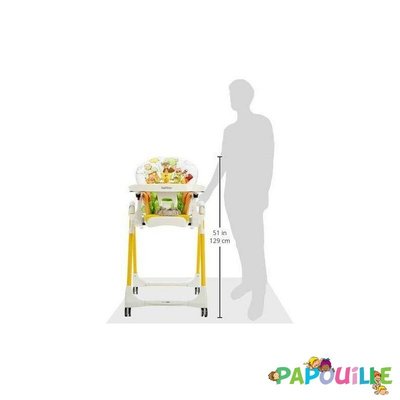 Puériculture - Chaise haute bébé et Siège Repas - Chaise haute prima pappa follow me 3 réglable en hauteur / fox