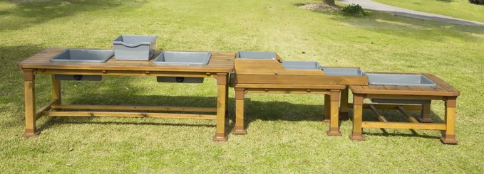 Mobilier - Mobilier extérieur - Set de 3 tables d'eau en plein air