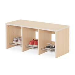Mobilier - Banc vestiaire & Porte Manteaux - Banc de vestiaire 3 cases 90 cm - Maya