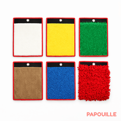 Motricité - Eveil Sensoriels et Tactiles - Dalles tapis sensorielles lot de 6