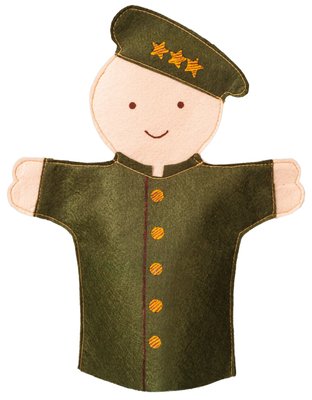 Jeux - Marionnettes, Théâtre  - Lot de 12 Marionnettes - différents métiers
