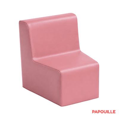 Mobilier - Meuble en mousse et Pouf - Chauffeuse angle 17 cm rose