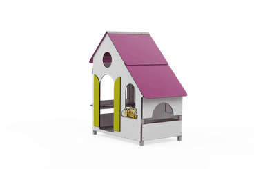 Mobilier - Cabane enfant - Maisonnette enfant extérieur en bois fixation courte