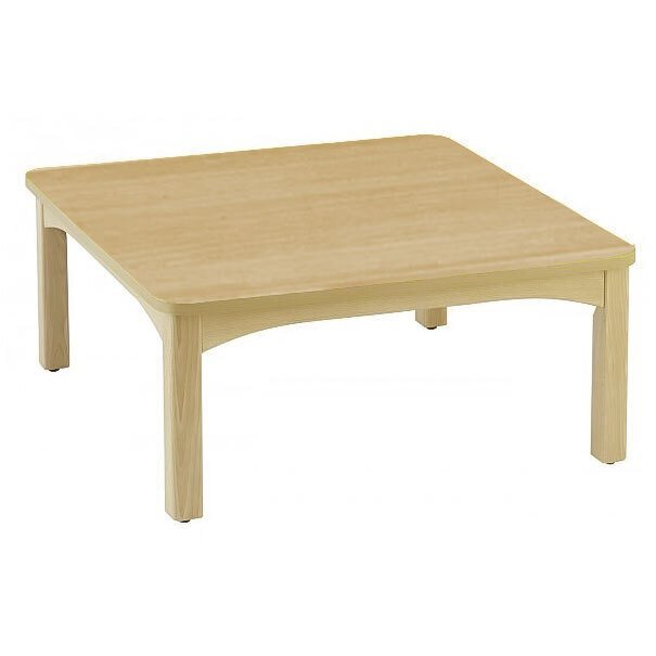 Table en bois 80 x 80 t00 h.36cm naturel