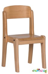 Mobilier - Chaise & fauteuil pour crèche - Chaise pour crèche en bois empilable t00 h.18cm