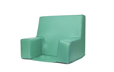 Mobilier - Meuble en mousse et Pouf - Fauteuil ras de sol enfant en mousse dossier pvc h.40 malouine