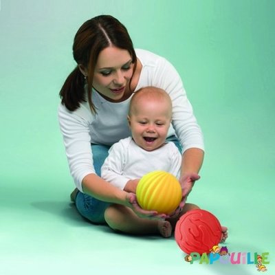 Motricité - Eveil Sensoriels et Tactiles - 3 balles tactiles sensorielles