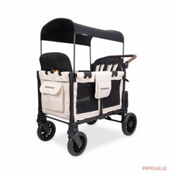 Puériculture - Poussette - Poussette luxe pro - 4 places Beige - 6 mois +