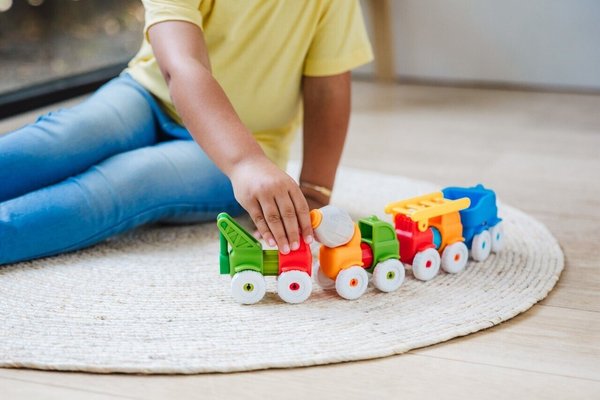 Jouets - Jeux de Construction - Mes premiers véhicules magnétiques