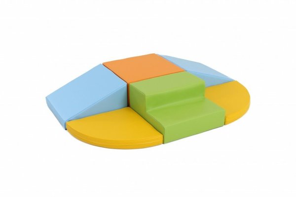 Motricité - Parcours de Motricité Crèche - Kit de motricité enfant glissade pastels