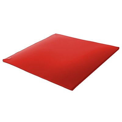 Motricité - Tapis de motricité bébé et enfant - Aire d'évolution en mousse pvc 100x100x2cm Rouge