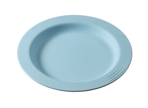 Repas - Assiettes Enfants et à Compartiments - Assiette Matière Végétale ø18 cm Bleu