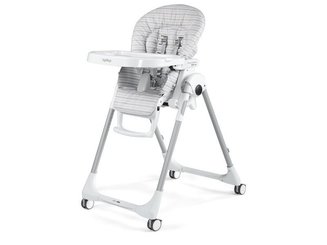 Puériculture - Chaise haute bébé et Siège Repas - Chaise haute prima pappa follow me 3 réglable en hauteur / gris