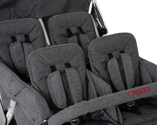 Puériculture - Poussette - Poussette 4 places cabrio buggy