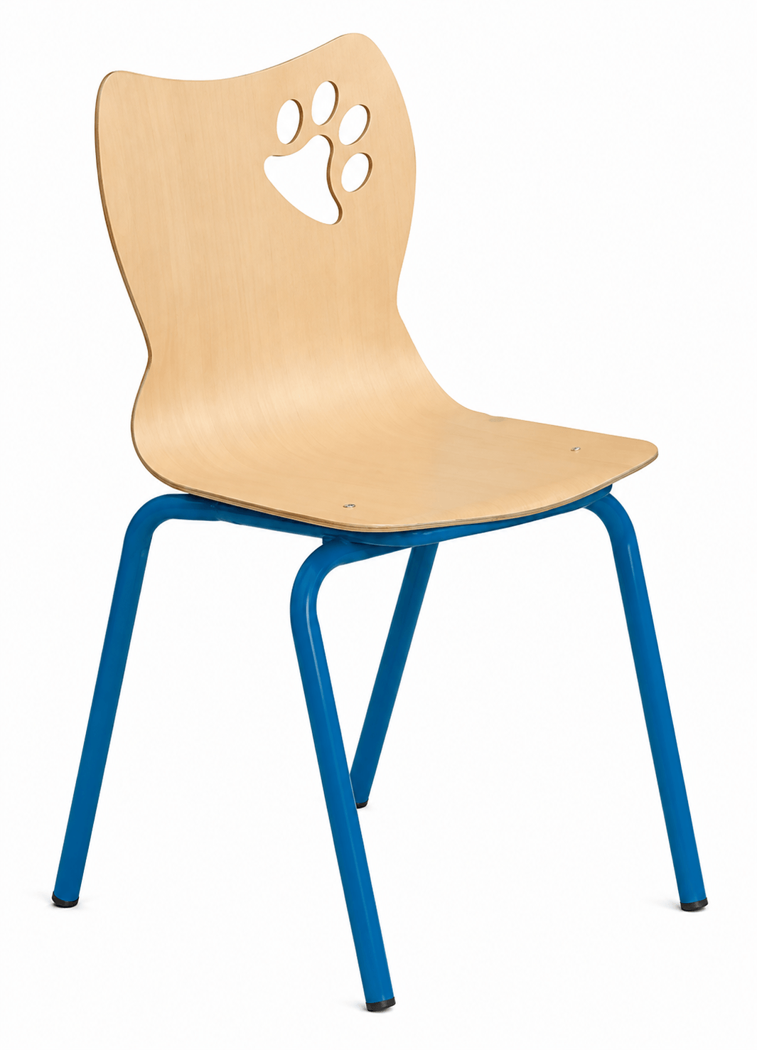Chaise en bois Alaska H26 cm - T1 - Bleu
