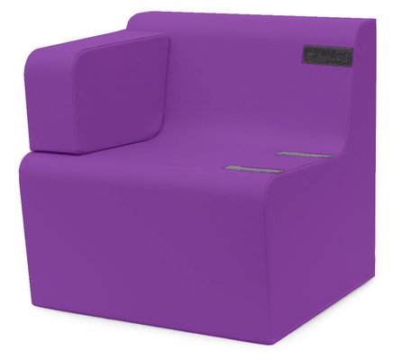 Puériculture - Fauteuils, coussins et accessoires d'allaitement - Fauteuil individuel allaitement 1 accoudoir violet