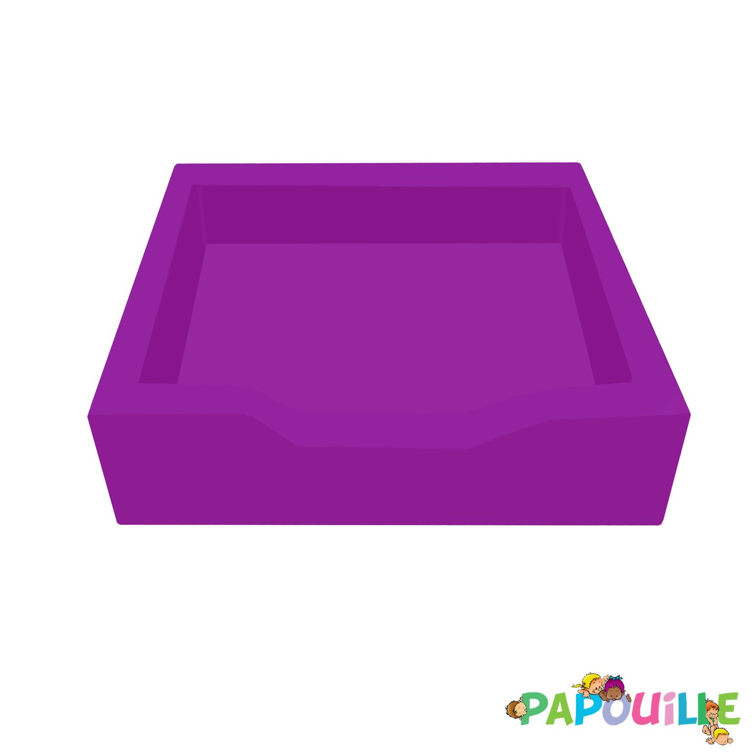 Bac en mousse pvc pour piscine a balle fuchsia