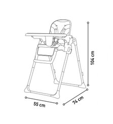 Puériculture - Chaise haute bébé et Siège Repas - Chaise haute Compact