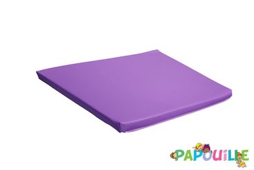 Motricité - Tapis de motricité bébé et enfant - Tapis carré en mousse pvc 100 x 100 x 3cm groix