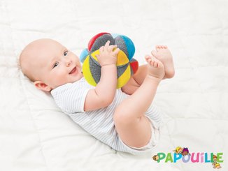Jouets - Hochets et Jouets Sensoriels - Balle de préhension tissu