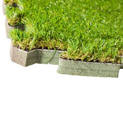 Médical et Prévention - Protection sur Mesure - Dalle tapis de sol puzzle en herbe 