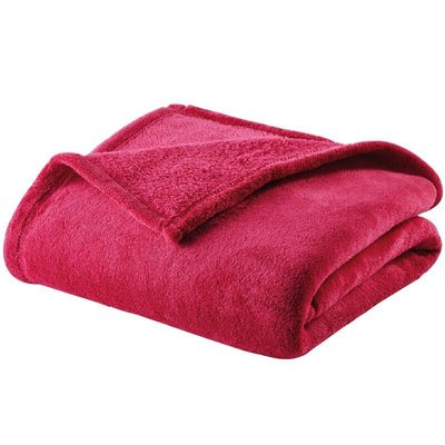 Couchage - Couverture de Lit Enfant - Couverture Micro 250 Gr 75 x 100 cm Fuchsia