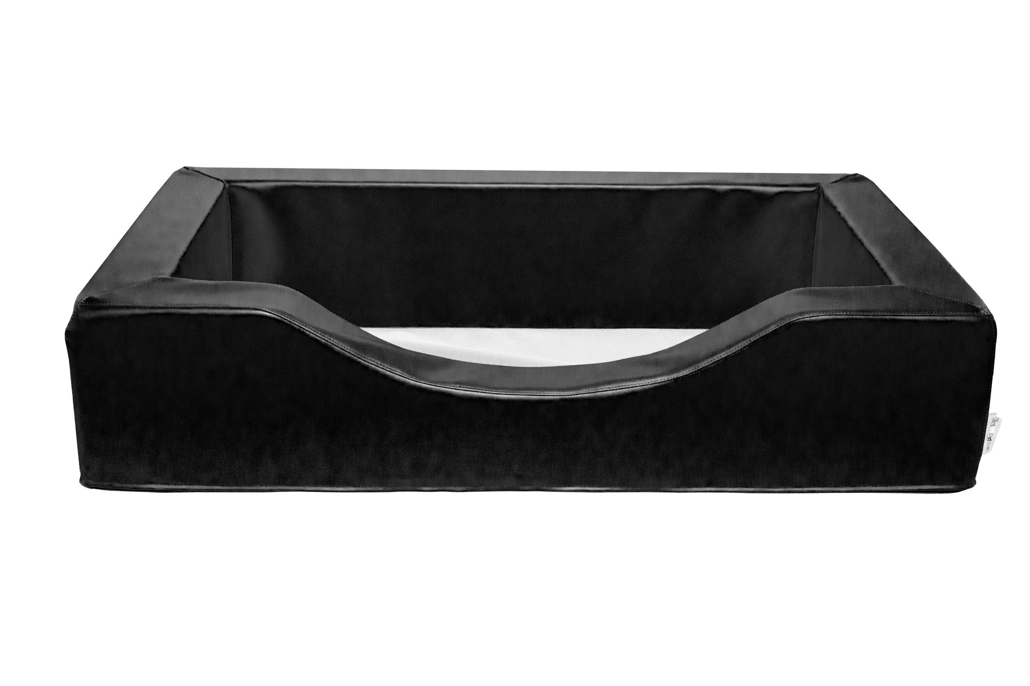 Couchette empilable en mousse pvc 50 x 100 cm noir