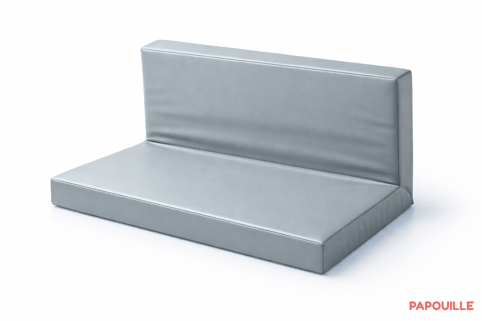 Banquette ras de sol sans armature gris