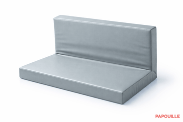 Mobilier - Meuble en mousse et Pouf - Banquette ras de sol sans armature gris