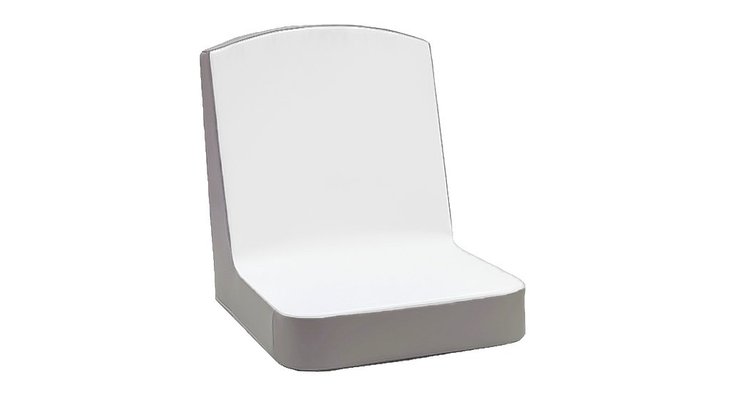 Mobilier - Tabouret et Assise au sol - Siège au sol adulte gris blanc