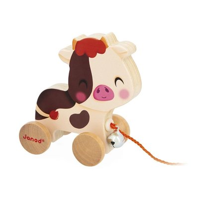 Jouets - Jouets à Pousser, à Tirer - Vache à tirer