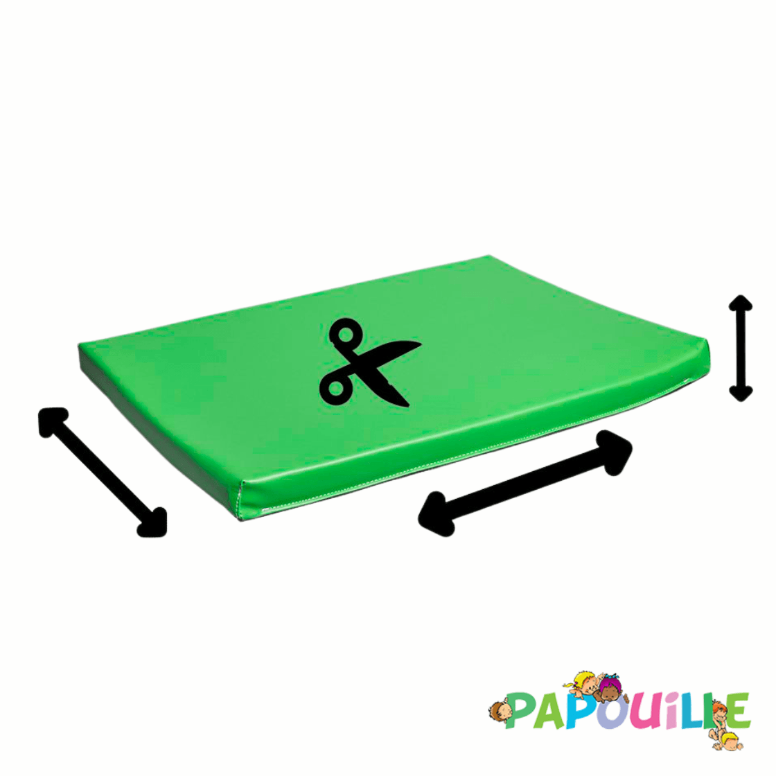 Tapis en mousse sur mesure épaisseur 3cm /m2 - Foot