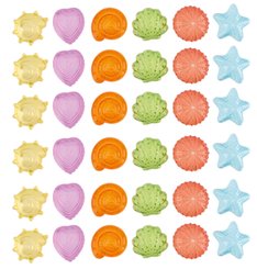 Motricité - Eveil Sensoriels et Tactiles - Coquillages sensoriels transparents - 36 pièces