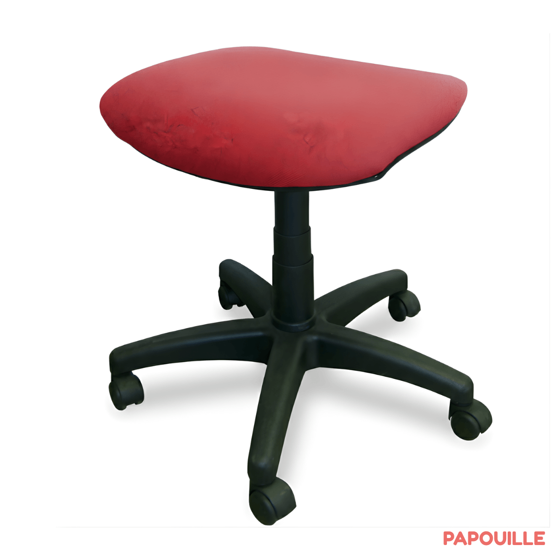 Siège sur roulettes réglable nourrice - Rouge