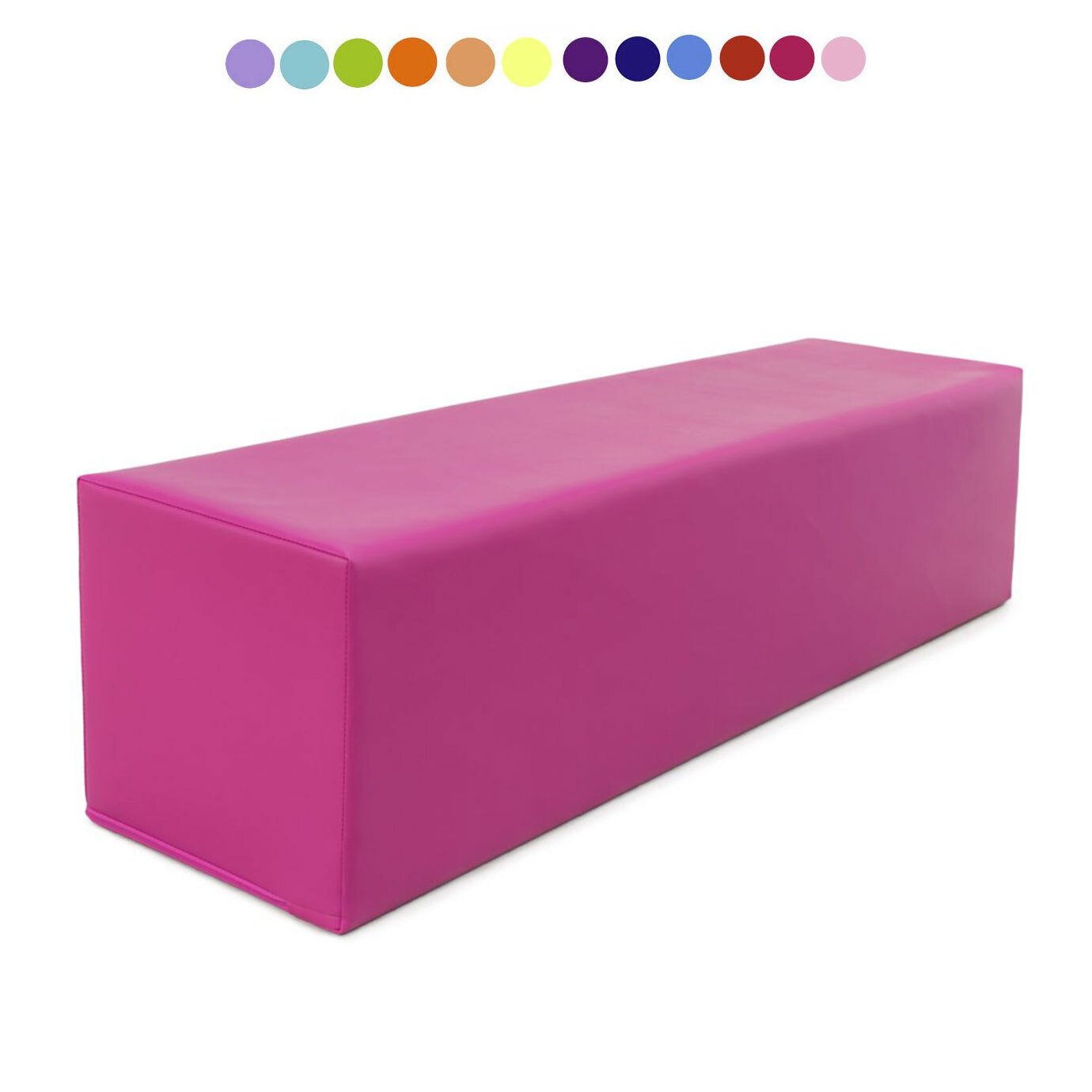 Module madrier en mousse pvc fuchsia h.20