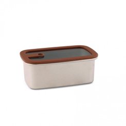 Repas - Accessoires Repas - Boite de conservation - 1.1 L - Inox micro-ondable
