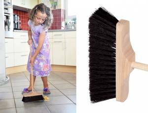 Jouets - Jouets d'Imitation et d'Imagination - Petit balais en bois pour enfant