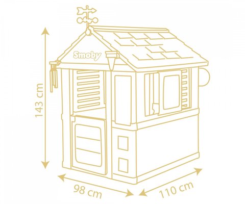 Mobilier - Cabane enfant - Maison de jeu - 4 saisons