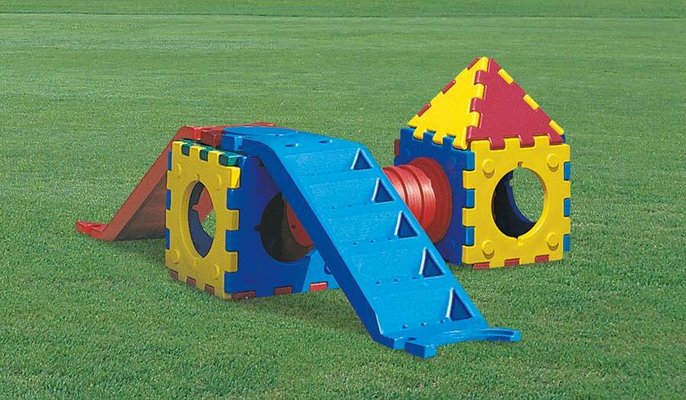 Mobilier - Aire de jeux et structure extérieure - Aire de jeu cubique - enfant