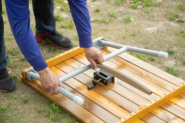 Mobilier - Table crèche et scolaire - Table d'extérieur 150 cm. Pliable