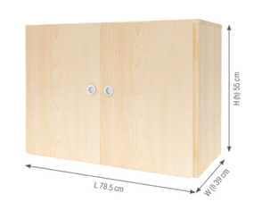 Mobilier - Meuble de rangement scolaire - Armoire à 2 compartiments