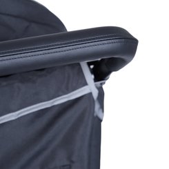 Puériculture - Poussette - Poussettes quadruple + Housse de pluie et pare soleil - Noir 