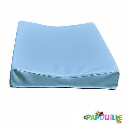 Change - Matelas à Langer - Matelas à langer incurvé galbé 50 x 70 cm en mousse pvc bleu ciel