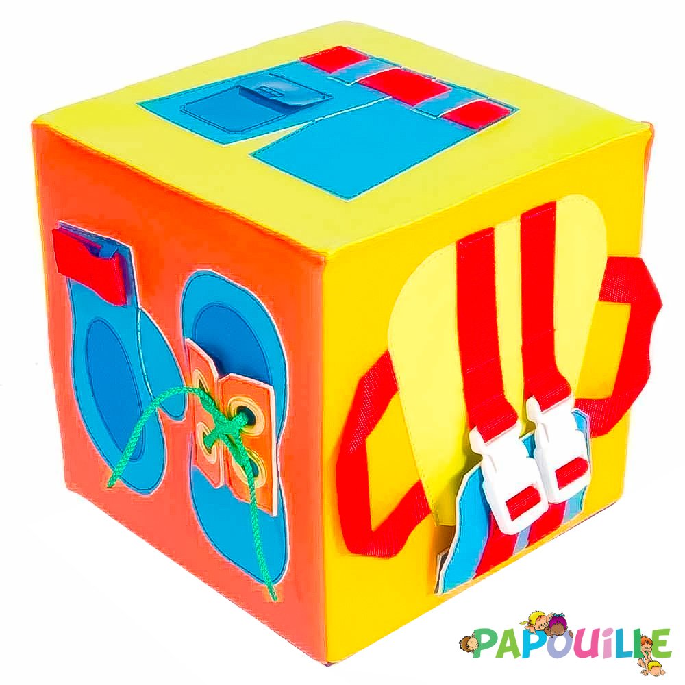 Cube d'apprentissage de l'habillement des vêtements Kit for Kids
