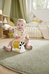 Jouets - Jouets d'Éveil - Tambour rotatif avec miroir Montessori 